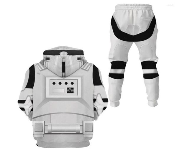 

men039s hoodies imperial stormtrooper cosplay hoodie 3d print sweatshirt casual pants set men women pullover streetwear sweatpa8682375, Black