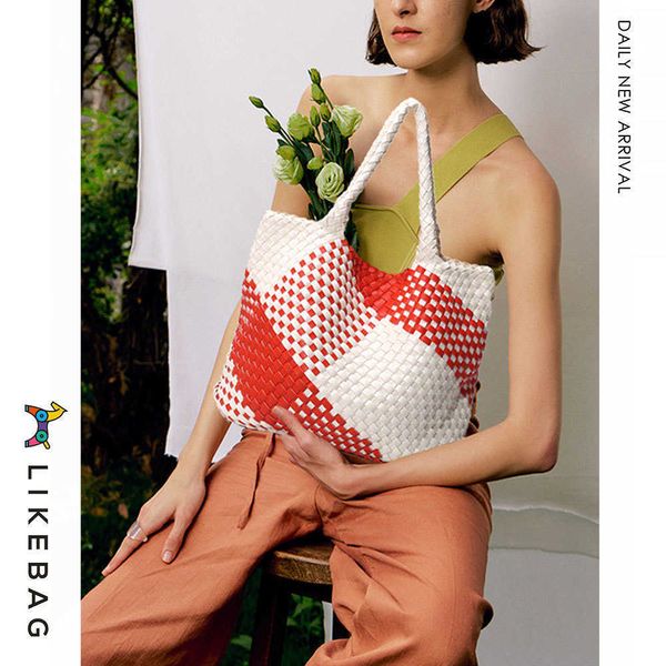 

abottegas tote bag vneta jodie mini teen intrecciato designer handmade woven women's bag fashion casual large capacity shoulder bag han