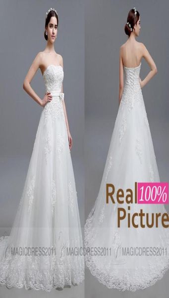 

2021 wedding dresses backless beach lace bridal gowns sheath strapless appliques beaded vintage garden court train bridal dress6118197335, White