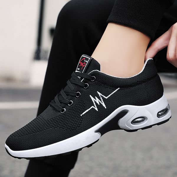 

new fashion designer running shoes mens trainers black white red sneakers sports outdoor jogging shoe