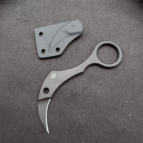 

cs go fixed karambit knives tactical pocket knife high hardness of self-defense 440c stainless steel blade outdoor edc tool camping hunting