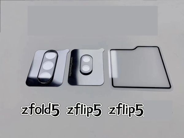 

tempered glass premium camera lens screen protector for samsung zflip5 z flip 5 z fold 5 zfold5 silk black mobile phone films film