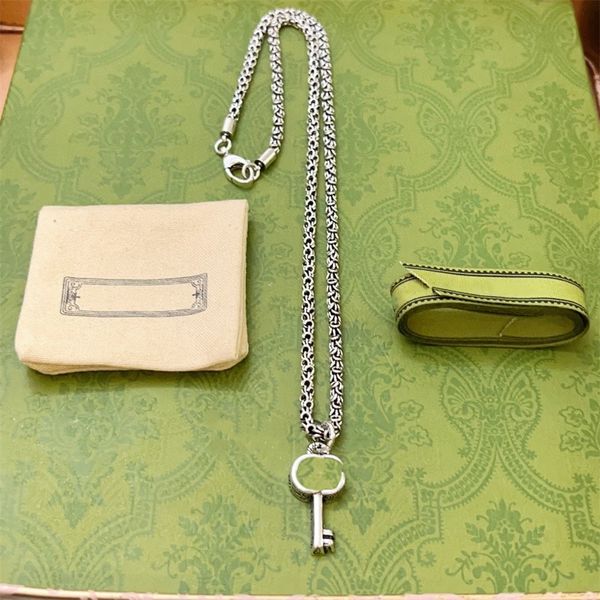 

high end luxury necklace ggsity pendant silver pattern fashion boutique designer necklace 18k gold women's jewelry gift syhijka