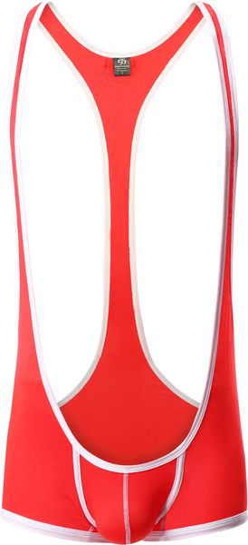 

wowhomme men's fun underwear modal bodysuit strap pants, Black;white