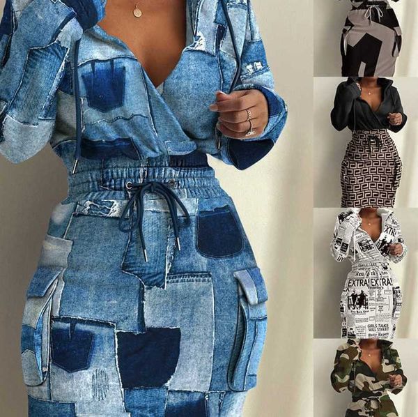 

basic casual dresses retail desinger casual women dresses fashion long sleeve printed pocket dress plus size 3xl, Black;gray