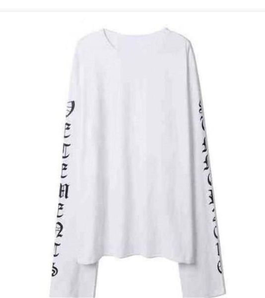 

women039s newvetements spring and autumn sweater loose couple wear harajuku style long sleeve tshirt32902936751556, White