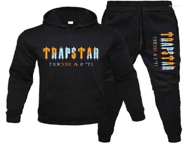 

men039s tracksuits men039s men sets tracksuit autumn cotton warmth two pieces set hoodies sweatshirt sweatpants brand trapst3323686, Gray