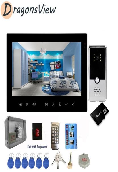 

dragonsview 7 inch video door phone doorbell intercom system 1000tvl home visual intercom night vision with motion detection4260414