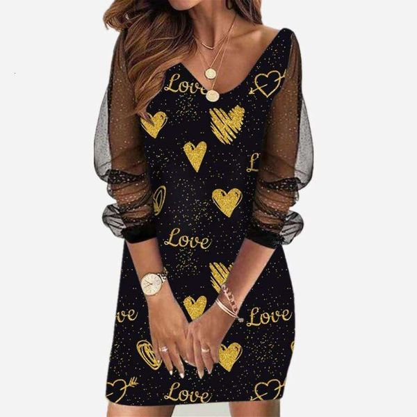 

spring womens dress sequins see through mesh, Black;gray