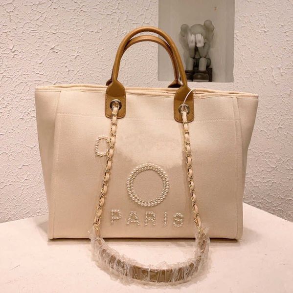 

fashion women's luxury beach bags pearl hand bag brand cc designers women tote evening handbag large capacity female backpacks small po