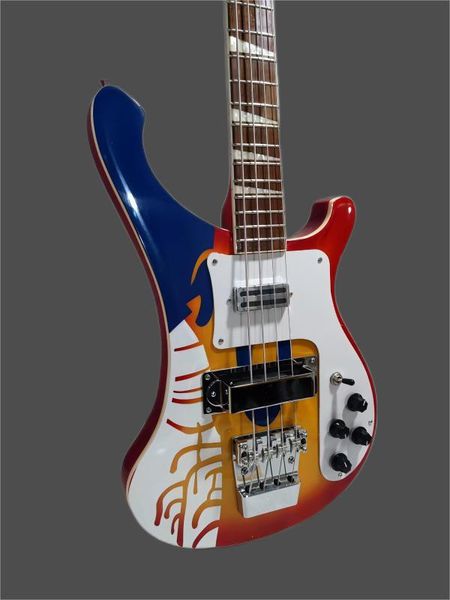 

new terms 4 bass strings, neck run full body, solid wood electric guitar, air freight