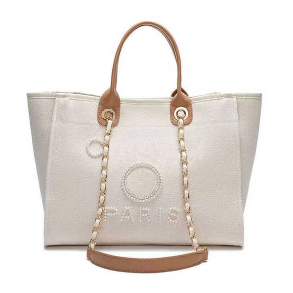 

fashion women's luxury beach bags pearl hand bag brand cc designers women tote evening handbag large capacity female backpacks small po