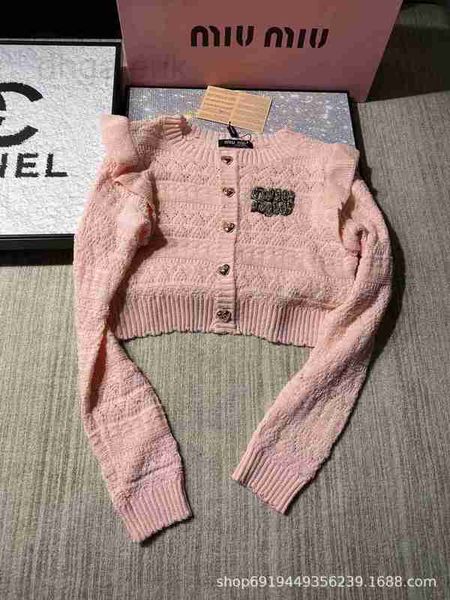

women's knits & tees designer early autumn new niche design trendy heavy industry letter accessories embellished with hollowed out lace, White