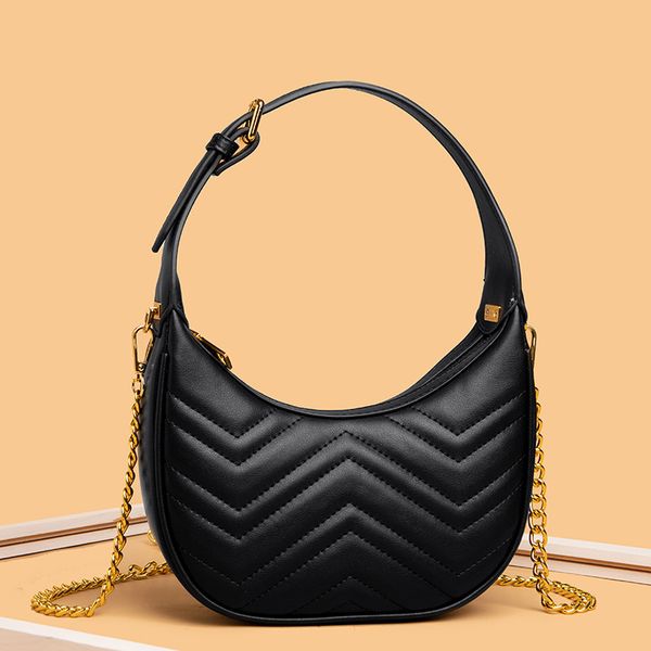

designer half moon tote women's fashion underarm bag classic vintage crossbody bag