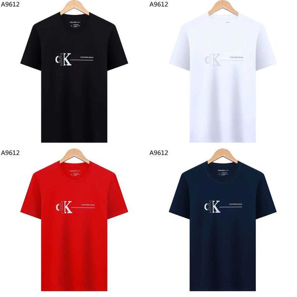 

2023 summer new short sleeve tshirt men's round neck fashion slim fit lycra youth versatile half trendy bottom shirt k6sk, White;black