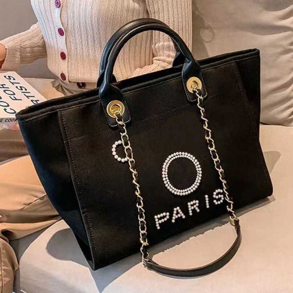 

fashion women's luxury beach bags pearl hand bag brand designers women tote evening handbag large capacity female backpacks small porta, Black;red