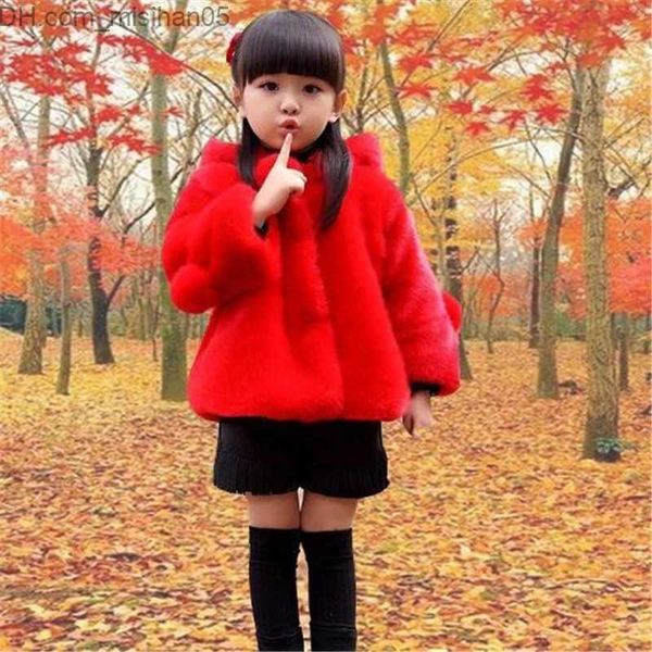 

down coat girls clothing 2020 new autumn winter artificial fur baby coats for girls soild jackets for kids clothes children outerwear z23080, Blue;gray