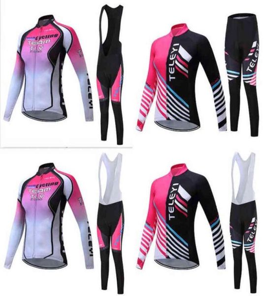 

men039s tracksuits women 2022 winter thermal fleece cycling set bicycle clothing kit female bike maillot ladies bib broek 9872663931, Gray