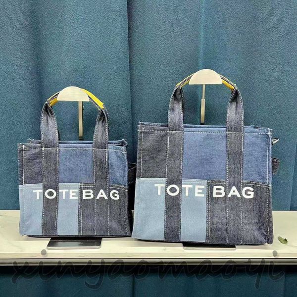 

fashion casual denim bag, niche designer bag, denim canvas bag tote bag, shoulder bag underarm bag, large capacity bag