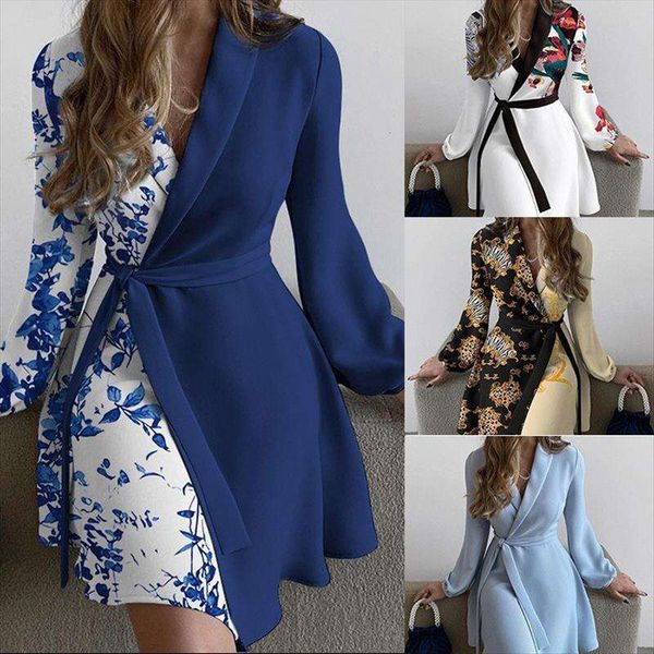 

autumn winter selling lapel simple fashion temperament slimming lady dress, Black;gray