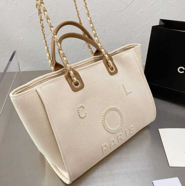 

luxury women's classic evening bags pearl beach handbag brand cc designers women tote bag large capacity female backpack small portable