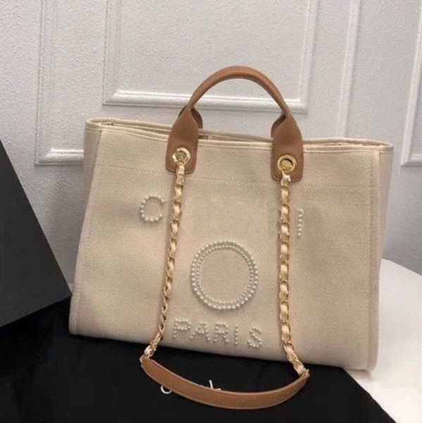 

women's luxury classic evening bags pearl beach handbag brand cc designers women tote bag large capacity female backpack small portable