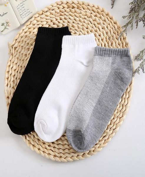 

men039s short socks breathable low cut invisible boat socks slippers comfortable ankle menmale spring solid color socks1869324, Black