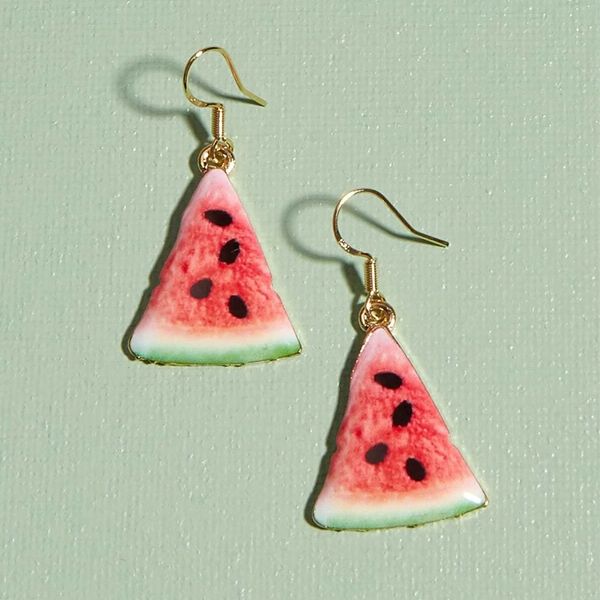 

food earrings funny earrings creative dangle earrings dessert jewelry gifts, Silver