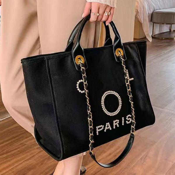 

fashion women's luxury beach bags pearl hand bag brand cc designers women tote evening handbag large capacity female backpacks small po