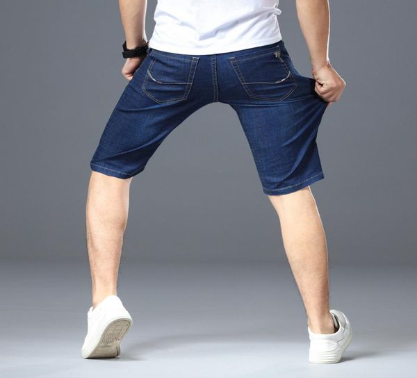 

2019 new summer black cotton denim ss men slim fit fashion jeans short male clothes plus size 2835404244466590112, White;black