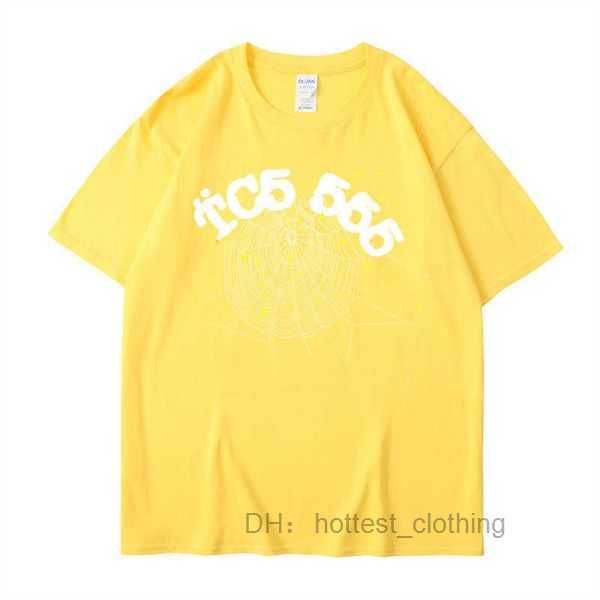 

mens sweatshirt designer t shirt sp5der short sleeved t-shirt hip hop trend 555 spider web print men women round neck pullover hoodie 5 3dzt, White;black