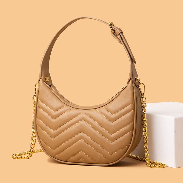 

women's luxury underarm bag classic crescent tote designer crossbody bag
