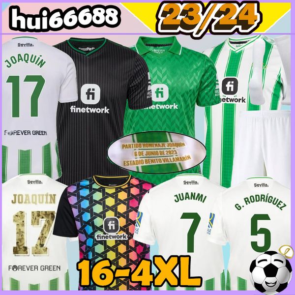 

xxxl 4xl 23/24 real betiss soccer jerseys canales bartra juanmi final juanmi b.iglesias canales c.tello william alex moreno2023 2024 men kit, Black;yellow