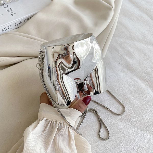 

evening bags butt shape acrylic chain cross body bag lipstick coin purse mini ladies metallic mirror shoulder bag disco dancing party bag 23