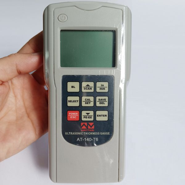 

at-140-t6 newly ultrasonic thickness gauge tester at-140t6 pulse-echo mode:(0.65-600)mm (in steel) echo-echo mode:(3~60)mm