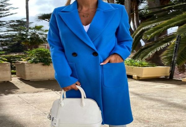 

women039s trench coats office lady elegant coat fashion women solid color pocket slim outerwear 2021 lapel blazer commuter long9495470, Tan;black