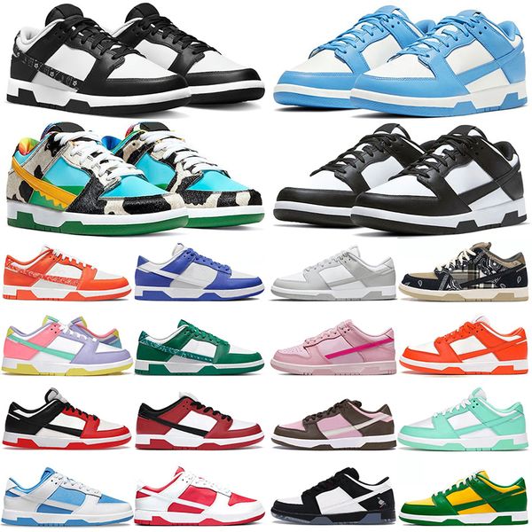 

running shoes mens womens shoe platform sneakers panda triple pink unlock your space grey fog unc men sports trainers