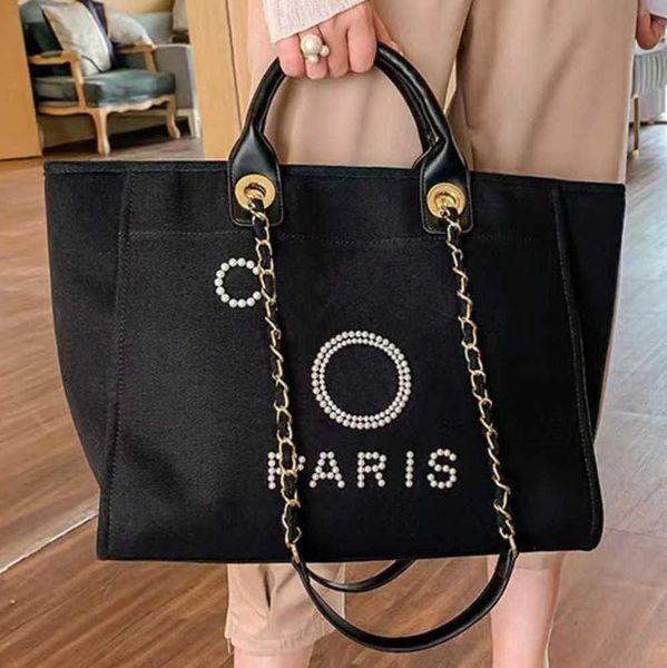 

fashion women's luxury beach bags pearl hand bag brand cc designers women tote evening handbag large capacity female backpacks small po
