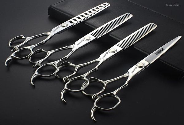 

55665775 inch barber hairdresser39s scissors hair cutting set hairdressing supplies 440c salon thinning clipper5422531