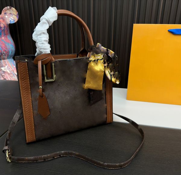 

louls vutt designer tote bag designer crossbody bag messenger bag luxurys handbags full print logo fashion flower leather handbags vintage h