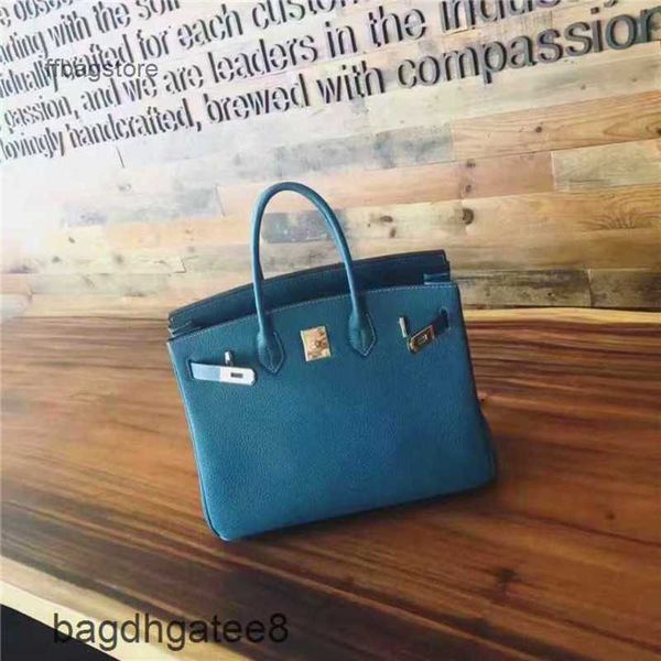 

h ermes shoulder bag 2022 birkins designer women's litchi grain handbags head leather fashion one bags slant cross large tote jldq