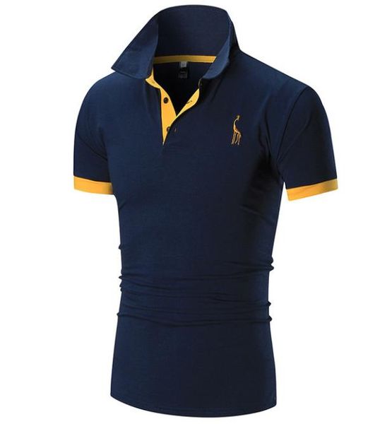 

summer polo shirt men short sleeved polos male city printed casual tees brand new men clothing 2018 fashion 2290643, White;black