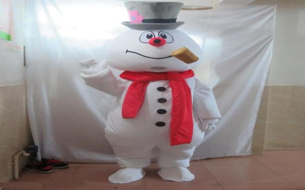 

2018 the head frosty the snowman mascot costume frosty the snowman costume2716574, Red;yellow