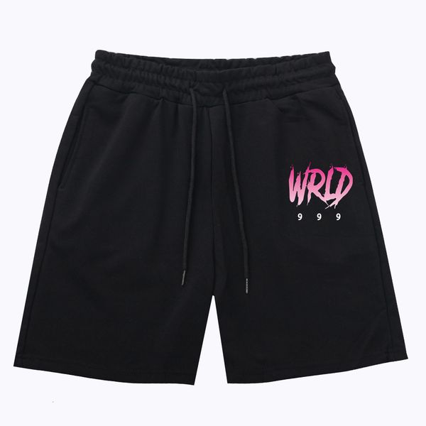 

men's shorts indispensable summer juice wrld 999 letter streetwear hip hop quickdrying breathable black cotton sports 230802, White;black