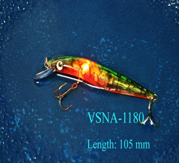 

105cm 15g led fishing lure hard plastic bait fishing tackle suspension in water with a red flashing lghts salt or frash water fis8622974