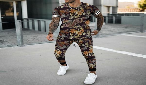 

men039s tracksuits limited t shirt sweatpant set men clothes shortsleeved tracksuit streetwear casual male 2 piece sets6224199, Gray