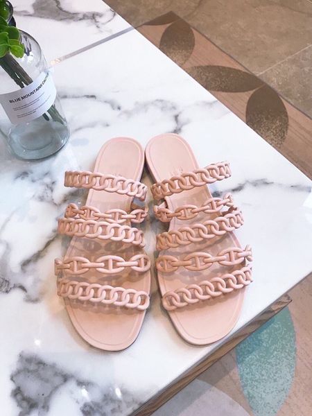 

luxury beach sandals classic genuine leather slippers designer slides women flat slide flip flops crocodile 0802, Black