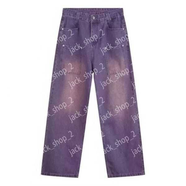 

designer jeans mens purple pants pantalones ripped straight regular denim tears washed old 1 cq7c, Blue