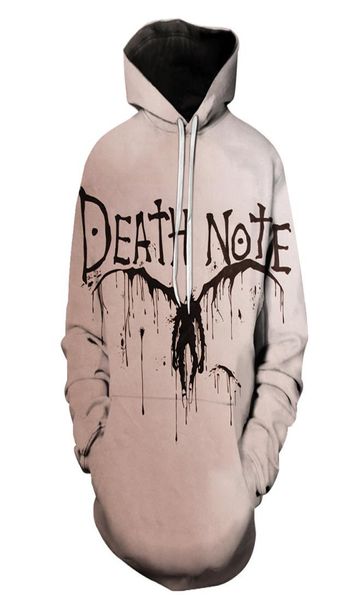 

death note hoodies anime style hooded sweatshirt men women cosplay sports casual pullover hoodie spring fashion hip hop male 21745007, Black
