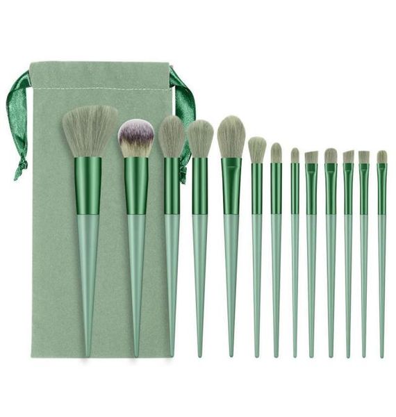 

epacket 13 pack soft fluffy makeup brush set for cosmetics foundation blush powder eye shadow kabuki blending brush beauty tools274433083